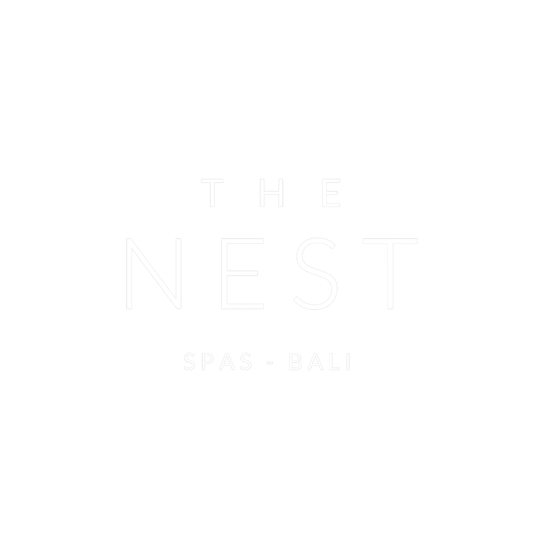 Digital Marketing Agency Bali logo nest white color